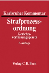 Karlsruher Kommentar zur Strafprozessordnung - 