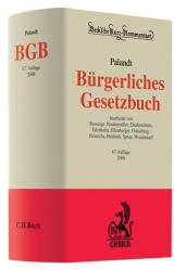 Bürgerliches Gesetzbuch - Palandt, Otto
