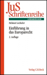 Einf&uuml;hrung in das Europarecht - J&ouml;rg Gundel, Helmut Lecheler