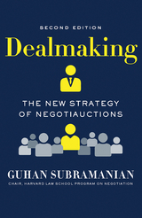 Dealmaking - Guhan Subramanian
