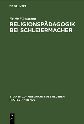 Religionspädagogik bei Schleiermacher