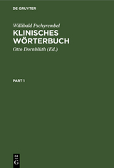 Klinisches W&ouml;rterbuch - Willibald Pschyrembel