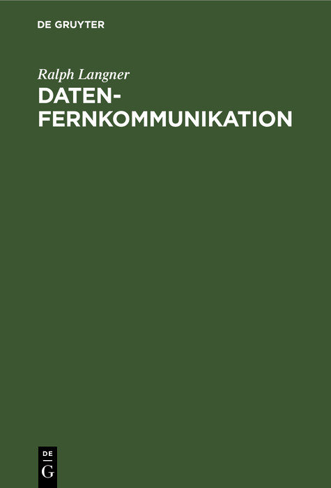 Datenfernkommunikation - Ralph Langner