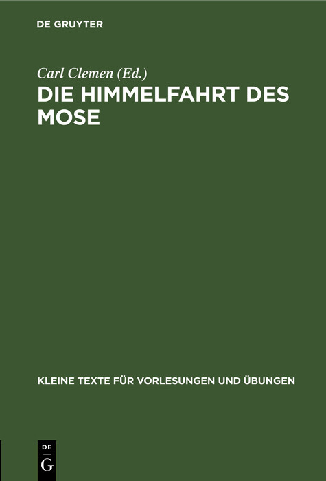 Die Himmelfahrt des Mose - 