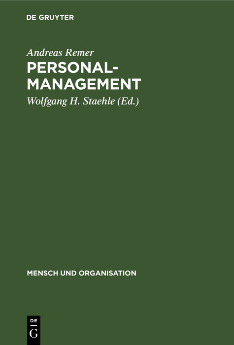 Personalmanagement - Andreas Remer