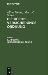 Die Krankenversicherung -  Manes