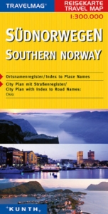 KUNTH Reisekarte S&uuml;dnorwegen 1:300 000