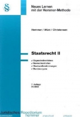 Staatsrecht II - Karl E Hemmer, Achim W&uuml;st, Ralph Christensen