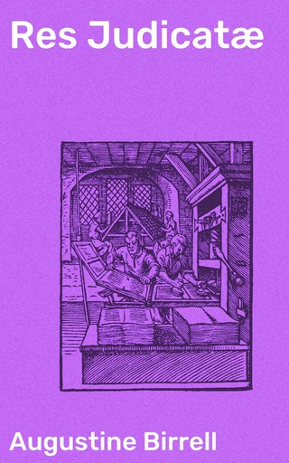 Res Judicatæ