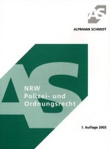 Polizeirecht und Allgemeines Ordnungsrecht NRW - Hans G Pieper