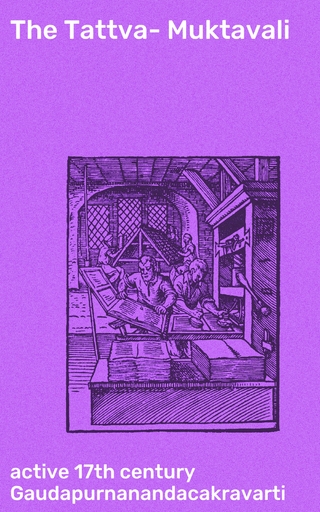 The Tattva-Muktavali