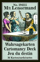 Mlle Lenormand Wahrsagekarten No. 194115 (36 Karten mit Anleitung in Sprachen Deutsch, Englisch und Franz&ouml;sisch - Cartomancy Deck - Jeu du destin) - Lenormand Marie-Anne A.