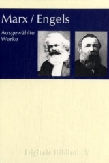 Marx/ Engels: Ausgew&auml;hlte Werke - Karl Marx, Friedrich Engels