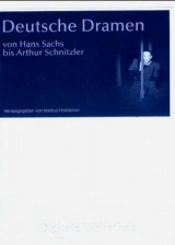 Deutsche Dramen von Hans Sachs bis Arthur Schnitzler - Finkbeiner, Markus