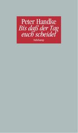 Bis da&szlig; der Tag euch scheidet oder Eine Frage des Lichts - Peter Handke