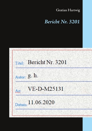 Bericht Nr. 3201