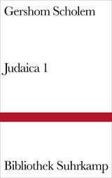 Judaica I - Gershom Scholem