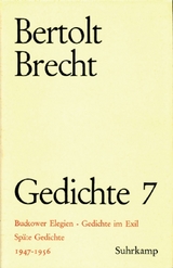 Erste Gesamtausgabe in 40 B&auml;nden von 1953 ff - Bertolt Brecht