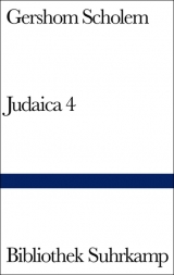 Judaica IV - Gershom Scholem