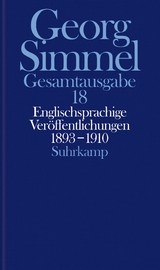 Gesamtausgabe in 24 B&auml;nden - Georg Simmel