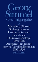 Gesamtausgabe in 24 B&auml;nden - Georg Simmel