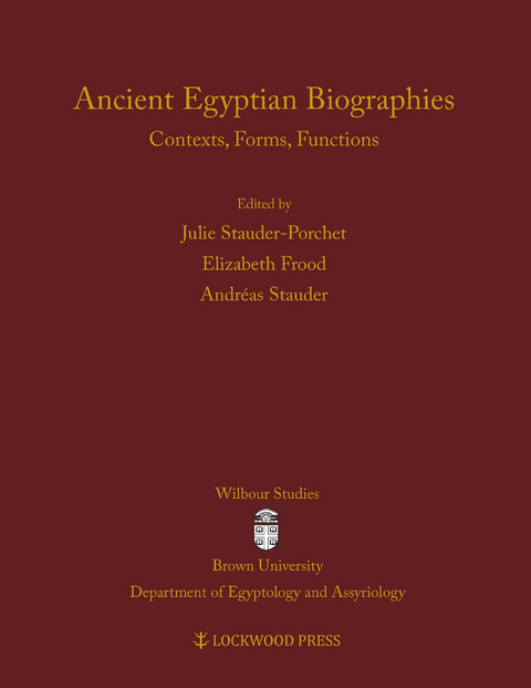 Ancient Egyptian Biographies - 