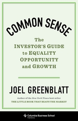 Common Sense - Joel Greenblatt
