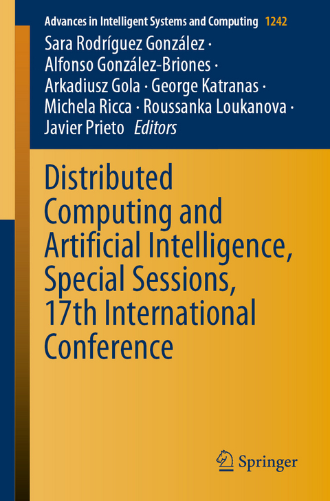 Distributed Computing and Artificial Intelligence, Special Sessions, 17th International Conference - 