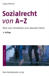 Sozialrecht von A - Z - J&uuml;rgen Winkler