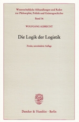 Die Logik der Logistik. - Wolfgang Albrecht