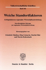 Weiche Standortfaktoren. - 