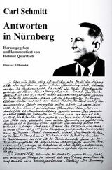 Antworten in N&uuml;rnberg. - Carl Schmitt