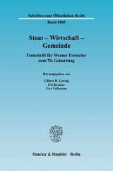 Staat - Wirtschaft - Gemeinde. - 