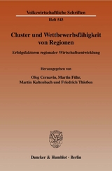 Cluster und Wettbewerbsf&auml;higkeit von Regionen. - 