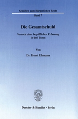 Die Gesamtschuld. - Horst Ehmann