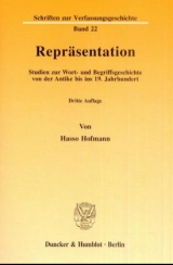Repr&auml;sentation - Hasso Hofmann