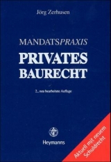 Mandatspraxis Privates Baurecht - J&ouml;rg Zerhusen