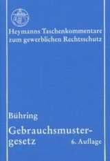 Gebrauchsmustergesetz - Manfred B&uuml;hring