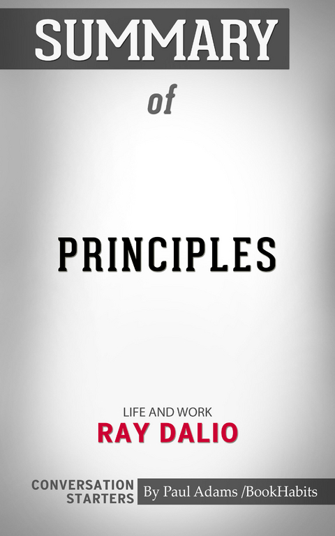 Summary of Principles - Paul Adams