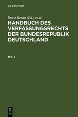 Handbuch des Verfassungsrechts der Bundesrepublik Deutschland - 