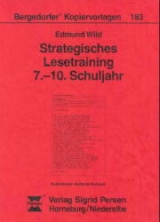 Strategisches Lesetraining - 7.-10. Schuljahr - Edmund Wild