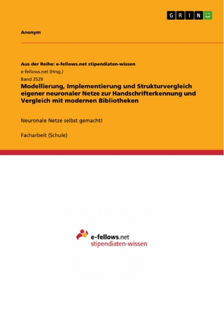 Modellierung, Implementierung und Strukturvergleich eigener neuronaler Netze zur Handschrifterkennung und Vergleich mit modernen Bibliotheken