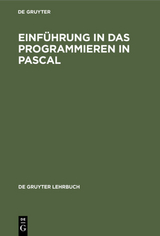 Einf&uuml;hrung in das Programmieren in PASCAL