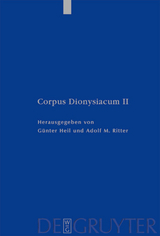 Pseudo-Dionysius Areopagita. De Coelesti Hierarchia, De Ecclesiastica Hierarchia, De Mystica Theologia, Epistulae - 