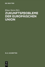 Zukunftsprobleme der Europ&auml;ischen Union - 