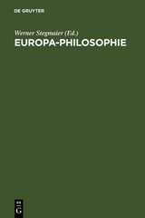Europa-Philosophie - 