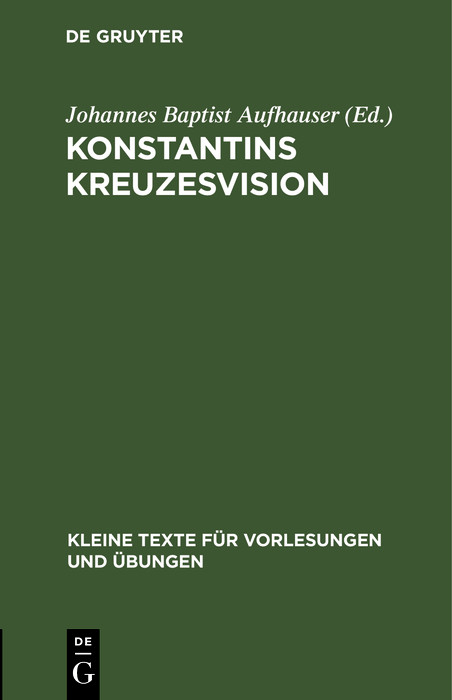 Konstantins Kreuzesvision - 
