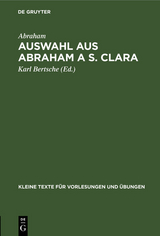 Auswahl aus Abraham a S. Clara -  Abraham