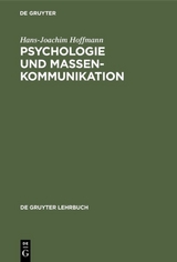 Psychologie und Massenkommunikation - Hans-Joachim Hoffmann