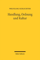 Handlung, Ordnung und Kultur - Wolfgang Schluchter